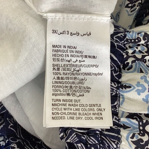 NWT Style & Co Women’s Size 3X Bandana Print Maxi Skirt. - Picture 7 of 8